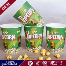environmental Food Grade Take out Popcorn Paper Cups